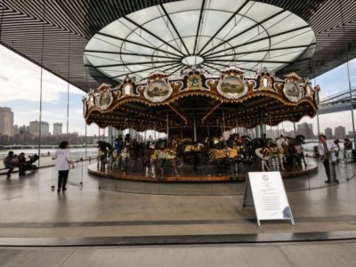 Carrousel with a view.