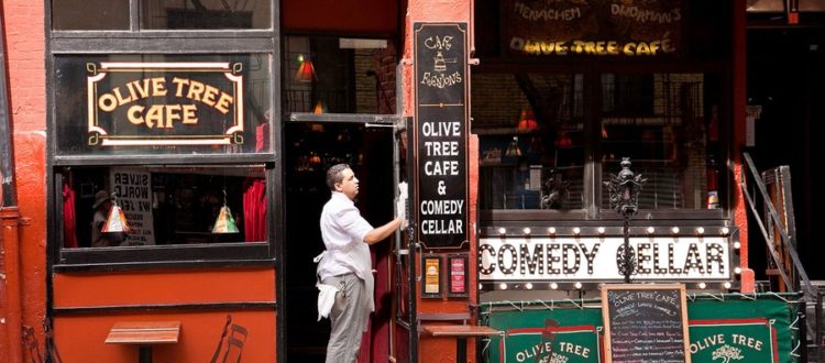 Going to the Comedy Cellar, one of the quirky things to do in NYC.
